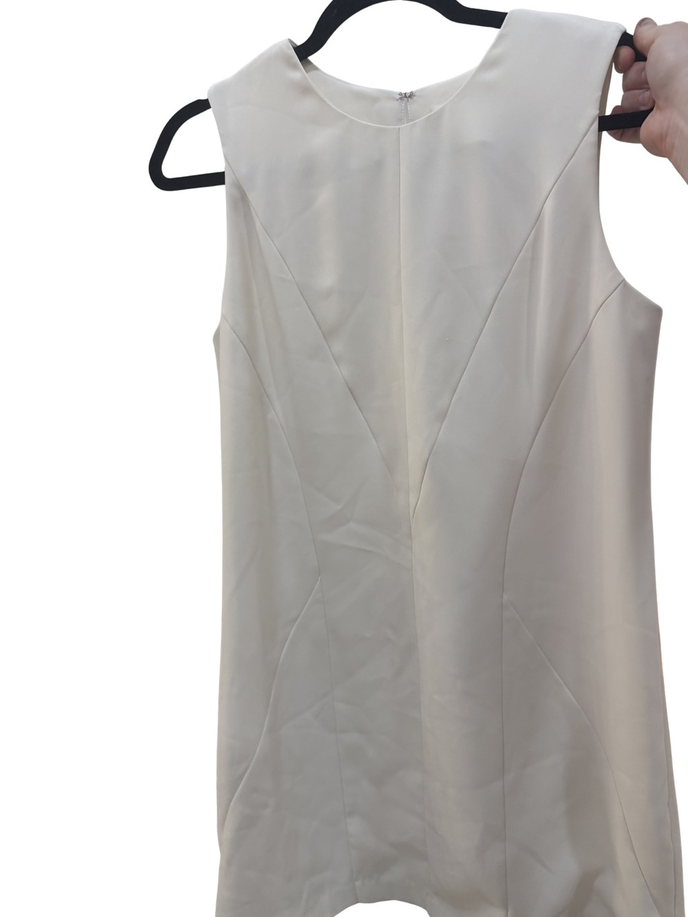Amanda Uprichard Ivory Sleeveless Mini Dress